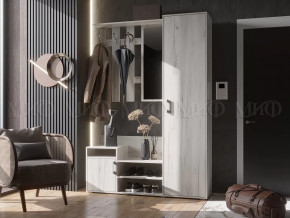 Прихожая Визит Дуб Крафт Белый в Когалыме - kogalym.mebel-tymen.ru | фото