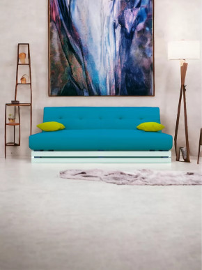 Прямой диван манго 1 Нео Азуре/Подушки Нео Эппл в Когалыме - kogalym.mebel-tymen.ru | фото