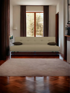 Прямой диван манго 1 Нео Латте/Подушки Нео Шоколад в Когалыме - kogalym.mebel-tymen.ru | фото