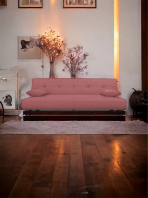 Прямой диван манго 1 Савана Даймроуз/Планки орех в Когалыме - kogalym.mebel-tymen.ru | фото