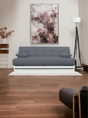 Прямой диван манго 1 Савана Маус/Планки белые в Когалыме - kogalym.mebel-tymen.ru | фото