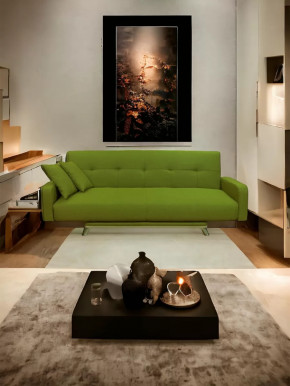 Прямой диван с подлокотниками манго 3 Савана Грин в Когалыме - kogalym.mebel-tymen.ru | фото