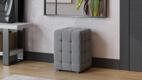 Пуф «Аристо» Велюр Серый в Когалыме - kogalym.mebel-tymen.ru | фото