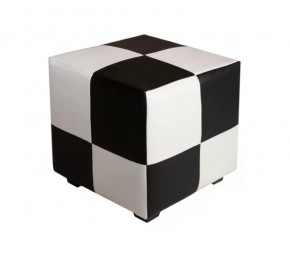 Пуф детский квадратный Марио (черно-белый) в Когалыме - kogalym.mebel-tymen.ru | фото