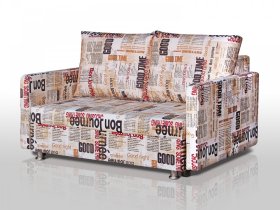 Диван Реал 120 с подлокотниками Газета в Когалыме - kogalym.mebel-tymen.ru | фото