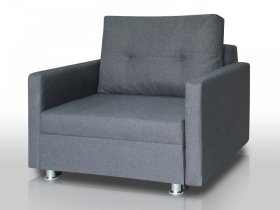 Кресло-кровать Реал 80 с подлокотниками графит в Когалыме - kogalym.mebel-tymen.ru | фото