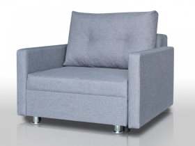 Кресло-кровать Реал 80 с подлокотниками грей в Когалыме - kogalym.mebel-tymen.ru | фото