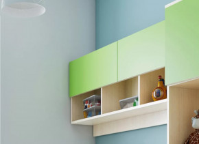 Секция навесная "Киви" №6 в Когалыме - kogalym.mebel-tymen.ru | фото