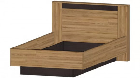 Серия Бостон Кровать 1200 дуб вотан в Когалыме - kogalym.mebel-tymen.ru | фото