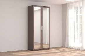 Шкаф 2-х дверный с зеркалом Кэт-4 Венге Диал в Когалыме - kogalym.mebel-tymen.ru | фото