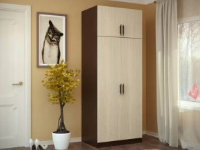 Шкаф 2-х створчатый с перегородкой венге/лоредо БТС в Когалыме - kogalym.mebel-tymen.ru | фото