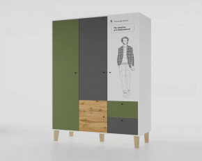 Шкаф 3-х створчатый "Story" (Пушкин) в Когалыме - kogalym.mebel-tymen.ru | фото