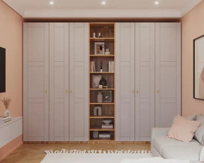 Шкаф 3000 Софт серый Графика в Когалыме - kogalym.mebel-tymen.ru | фото