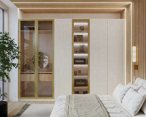 Шкаф 3000 Тальк Вельвет в Когалыме - kogalym.mebel-tymen.ru | фото