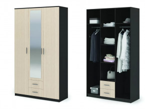 Шкаф 3х створчатый Гармония ШК 601 М в Когалыме - kogalym.mebel-tymen.ru | фото