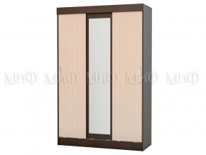 Шкаф Басямиф, дуб беленый/венге в Когалыме - kogalym.mebel-tymen.ru | фото