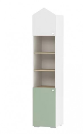 Шкаф для книг Банни НМ 041.44 Меренга/Макарун в Когалыме - kogalym.mebel-tymen.ru | фото