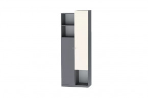 Шкаф Клео Шк-2, 800 мм, графит, миндаль Диал в Когалыме - kogalym.mebel-tymen.ru | фото