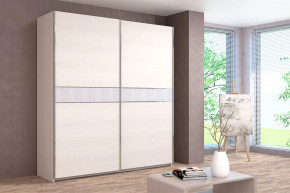 Шкаф-купе Иннэс-5 двухдверный 2000 мм Бодега белая в Когалыме - kogalym.mebel-tymen.ru | фото