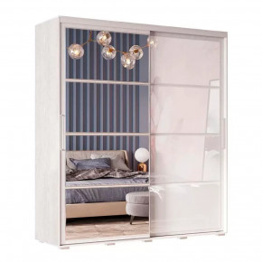 Шкаф-купе Крафт-6 Ясень белый в Когалыме - kogalym.mebel-tymen.ru | фото