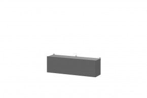 Шкаф навесной графит серый Денвер в Когалыме - kogalym.mebel-tymen.ru | фото