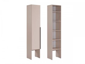 Шкаф однодверный L400 Баско кашемир в Когалыме - kogalym.mebel-tymen.ru | фото