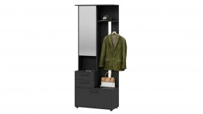 Шкаф-секция комбинированная «Витра» тип 1 Антрацит в Когалыме - kogalym.mebel-tymen.ru | фото