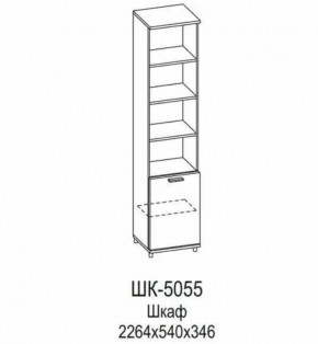 Шкаф ШК-5055 Грейс в Когалыме - kogalym.mebel-tymen.ru | фото