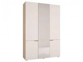 Шкаф трехстворчатый Анталия Сонома -Белый софт в Когалыме - kogalym.mebel-tymen.ru | фото