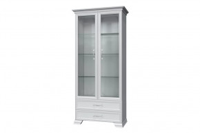 Шкаф витрина-2 стекла "Грация" в Когалыме - kogalym.mebel-tymen.ru | фото