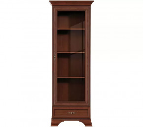 Шкаф-витрина Kentaki S320-REG1W1S Каштан в Когалыме - kogalym.mebel-tymen.ru | фото