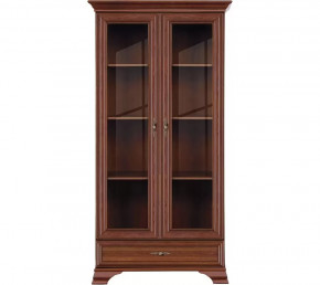 Шкаф-витрина Kentaki S320-REG2W1S Каштан в Когалыме - kogalym.mebel-tymen.ru | фото