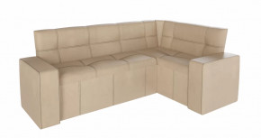 Скамья угловая со спальным местом КВАДРО Тип 4 Бежевый в Когалыме - kogalym.mebel-tymen.ru | фото