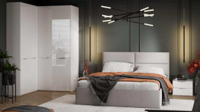 Спальный гарнитур «Глосс» №9 Белый Жемчуг, Белый глянец в Когалыме - kogalym.mebel-tymen.ru | фото