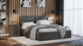 Спальный гарнитур «Порто» стандартный Яблоня Беллуно, Графит софт, Велюр Графит в Когалыме - kogalym.mebel-tymen.ru | фото