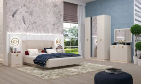 Спальня №1 "Капри" Сатин в Когалыме - kogalym.mebel-tymen.ru | фото