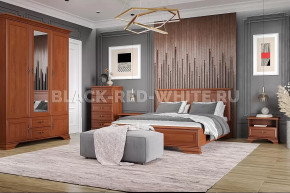 Спальня Kentaki каштан в Когалыме - kogalym.mebel-tymen.ru | фото