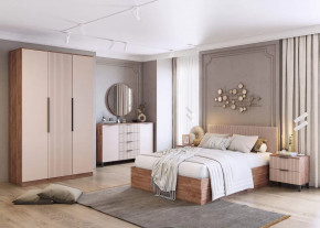 Спальня Тоскана, набор №2, дуб табачный/бисквит в Когалыме - kogalym.mebel-tymen.ru | фото