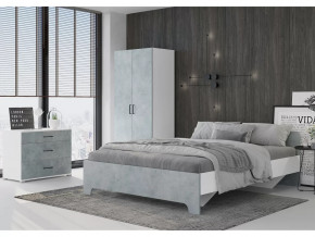 Спальня Victor Белый-бетон в Когалыме - kogalym.mebel-tymen.ru | фото