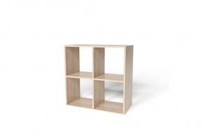 Стеллаж 4 секции 696х700х294, цвет дуб сонома в Когалыме - kogalym.mebel-tymen.ru | фото