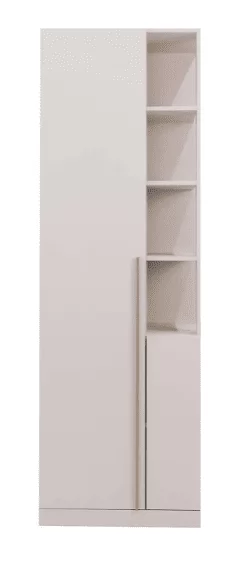 Стеллаж Николь 21.2 Кашемир в Когалыме - kogalym.mebel-tymen.ru | фото