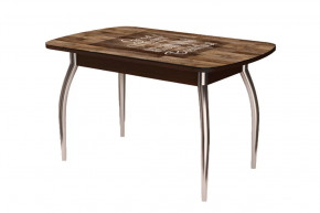 Стол Бостон, капучино/венге/хром триумф в Когалыме - kogalym.mebel-tymen.ru | фото