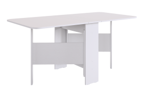 Стол-книжка раскладной Мечта 2 (белое дерево/белое дерево) в Когалыме - kogalym.mebel-tymen.ru | фото