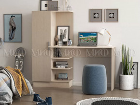 Стол компьютерный №1 Дуб беленый в Когалыме - kogalym.mebel-tymen.ru | фото