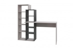 Стол компьютерный Квадро, кашемир/черный ясень в Когалыме - kogalym.mebel-tymen.ru | фото