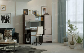 Стол компьютерный "ПКС-7" венге/дуб белфорт в Когалыме - kogalym.mebel-tymen.ru | фото