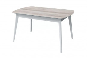 Стол обеденный Прайм, бора бора/белый в Когалыме - kogalym.mebel-tymen.ru | фото