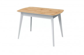 Стол обеденный Прайм, дуб вотан/белый в Когалыме - kogalym.mebel-tymen.ru | фото
