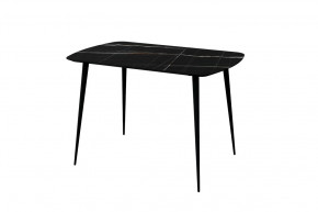 Стол обеденный Прайм Лайт, Черный тунис/черный в Когалыме - kogalym.mebel-tymen.ru | фото