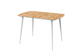 Стол обеденный Прайм Лайт, Дуб вотан/белый в Когалыме - kogalym.mebel-tymen.ru | фото